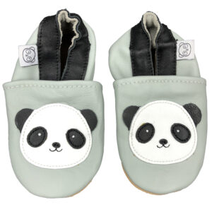 Harmaat Panda Tossut